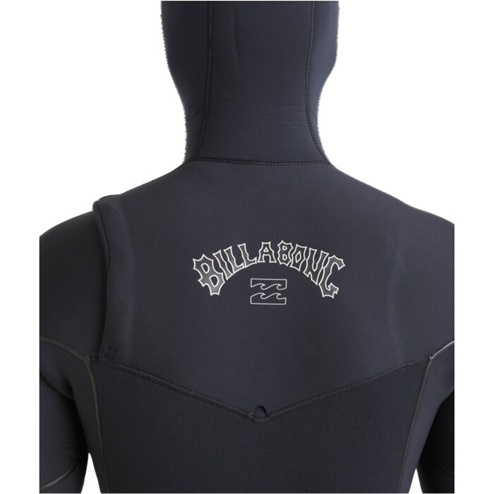 2024 Billabong Mens Furnace Natural 5/4mm Hooded Chest Zip Wetsuit ABYW200122 - Black